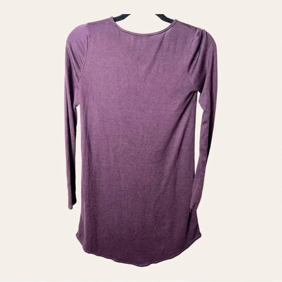 0380. ARITZIA WILFRED FREE PURPLE SWEATER DRESS‎ LONG SLEEVE SIZE XSMALL - Picture 7 of 10